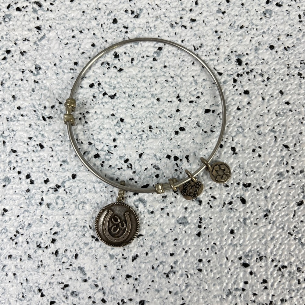Angelica Charm‎ Bracelet Lucky Horseshoe Butterfly RCI - Picture 2 of 4